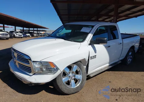 2016 Ram 1500 Big Horn из США, поврежденный, VIN 1C6RR7GG2GS292393